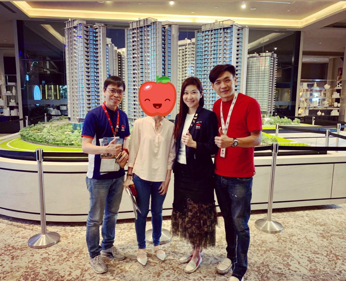 Kelly and Mark with client