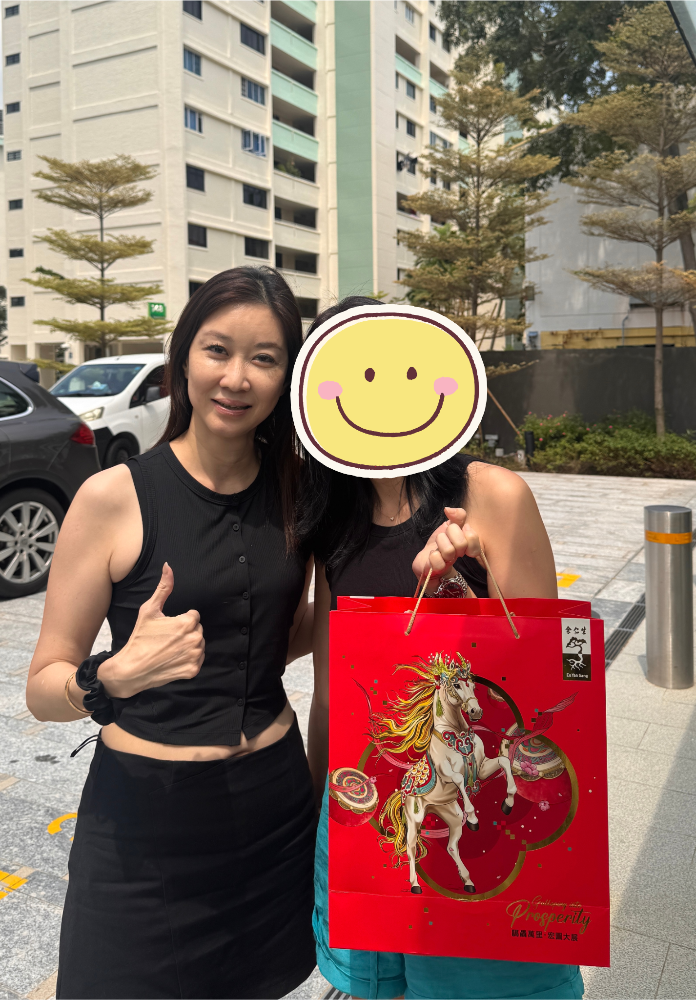 Kelly and Mark with client